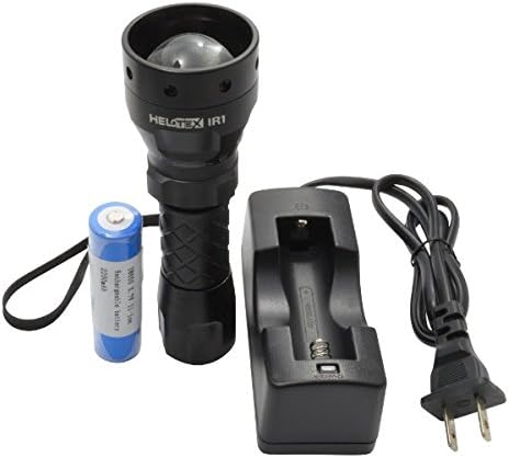 IR1 Infrared Illuminator Night Hunting Flashlight - for Use with Night Vision Devices (Infrared Light is Invisible to Human Eyes)