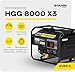 Hahn & Sohn Benzin Generator Stromerzeuger HGG 8000 X3, 3/6 Kw, 25 L Tank, 97 dB/A
