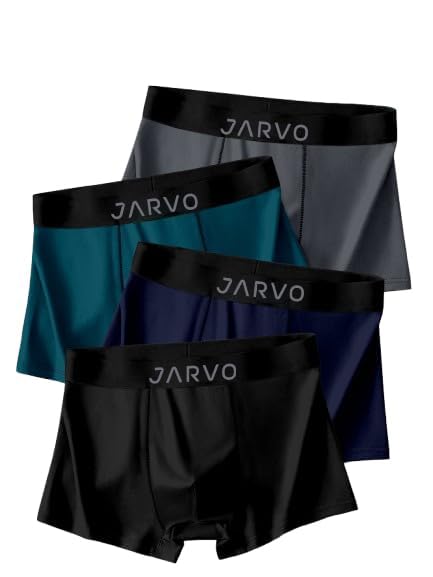 jarvo Men's Underwear Anti Bacterial Airsoft Trunk, Men's Regular Fit Underwear |Imported Nylon Fabric | Multicolor [Pack of 4]-picture-30