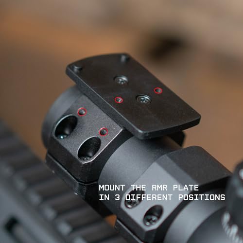 Monstrum Low Profile Piggyback Red Dot Ring Mount for Rifle Scopes | 34 mm | RMR/SRO, 407C/507C, XR Footprint by Monstrum - Used condition - Image 6