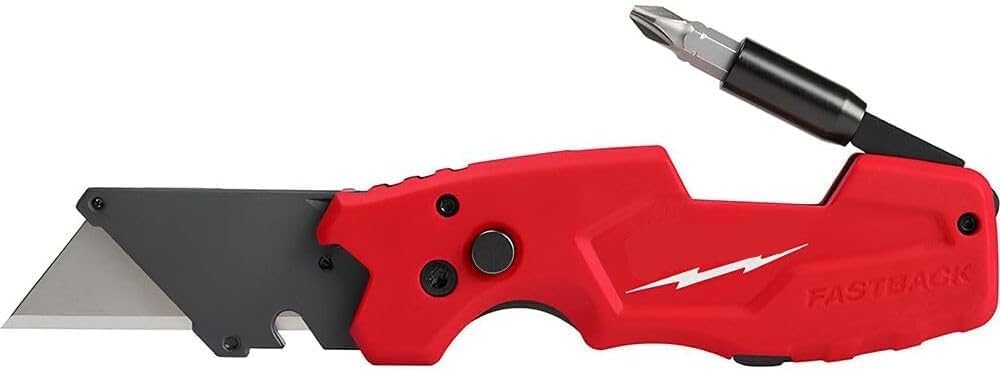 48-22-1505 Folding Utility Knife FOR Milwaukee FASTBACK 6 in 1 Utility Knife with Bit Holder Wire Stripper Bottle Opener