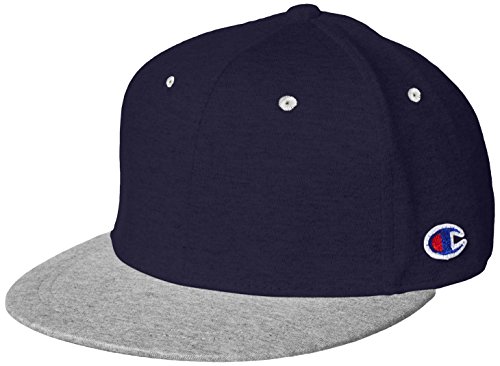 [チャンピオン] Champion ストレートキャップ 581-001A ネイビー×グレー 57~59cm(Freeサイズ)