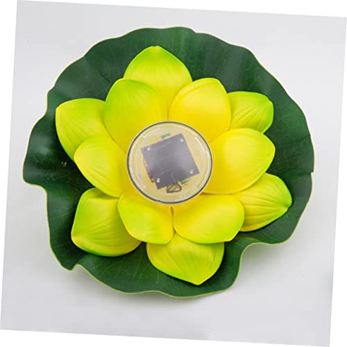 BCOATH Flores De Água Artificiais Com Luzes Ao Ar Livre LED Velas Flutuantes Luzes De Lagoa Flutuant