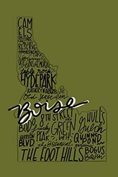 Paperback Boise ID Notebook-6x9 100 Pages College Ruled Notebook Book