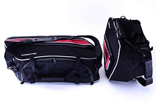 Alforjas internas Deluxe Bestem (LGHD-GLIDE-SDL2) para Harley Davidson Glide, Road King y Hard Classic, par, negro, versión deluxe, impermeables miniatura 4