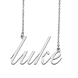 GR859C Custom Letter Necklace Personalized Jewelry Name Necklace Luke
