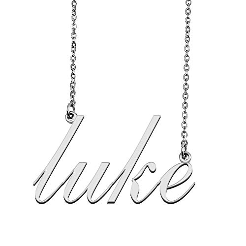 GR859C Custom Letter Necklace Personalized Jewelry Name Necklace Luke