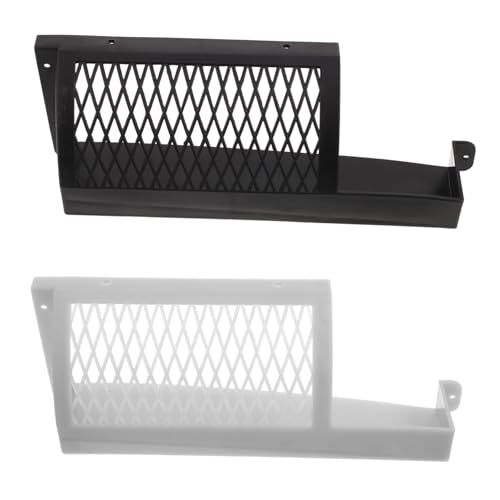 COOLHIYA 2pcs Foosball Goal Net Replacement for Tabletop Soccer Game Accessories Portable Lightweight Black Gray for Family Fun and Football Table