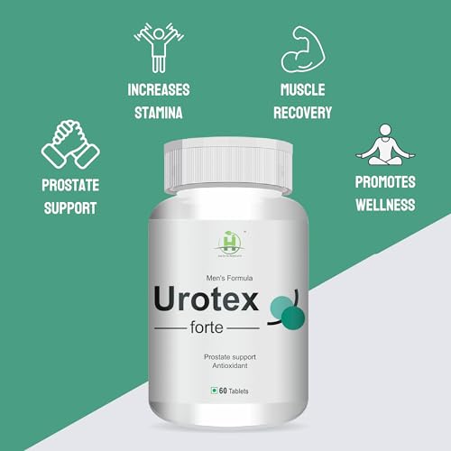 Image of Healthy Nutrition - Just for the Health of it Urotex Forte T Booster For Mens 60 Tablets Pack Of 1