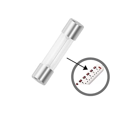 RASHRI ; One For All 6A Fast Blow Glass Fuse 250v, 6A Fuse for Extension Board (Pack of 10)
