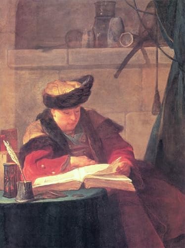 Toile murale abstraite Aved Jean-Baptiste-Siméon Chardin déco