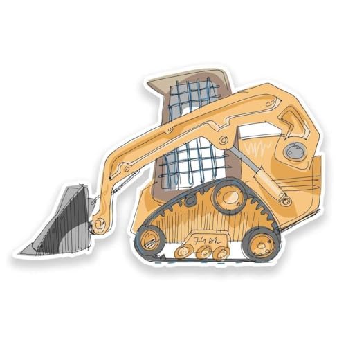 Construction Digger Round Metal 0.75" Lapel Pin Hat Shirt Pin Tie Tack Pinback3