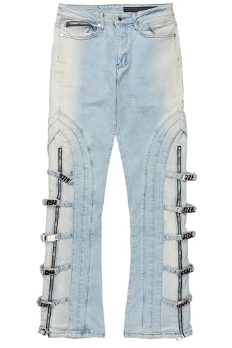 Men's Attila Stacked Flare Jean2