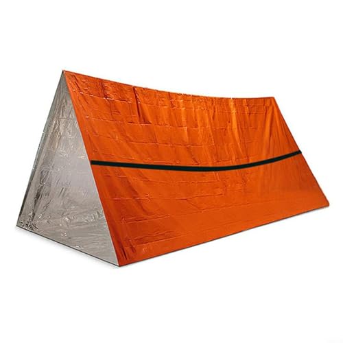 Tienda de campaña ligera de supervivencia con cubierta, perfecta para senderismo, camping y emergencias