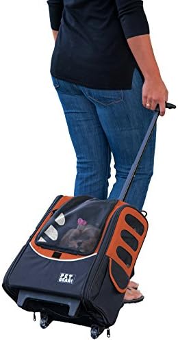 Pet Gear I-GO2 Roller Backpack, Travel Carrier, Car Seat for Cats...