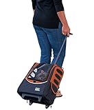Pet Gear I-GO2 Roller Backpack, Travel Carrier, Car Seat for Cats/Dogs, Mesh Ventilation, Included Tether, Telescoping Handle, Storage Pouch, 2 Models, Available 12 Colors