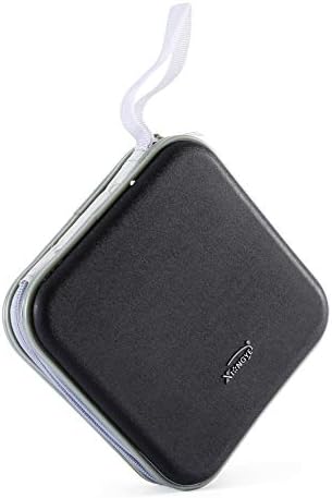Home Wing DVD Storage Case, Durable CD Case for DVD Player Discs Collection Black
