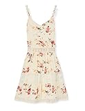 wunderschöne sommerkleider Kleid ONLY Damen 15177478 Kleid, AOP:Rose Flower Creme Brûlée, 34