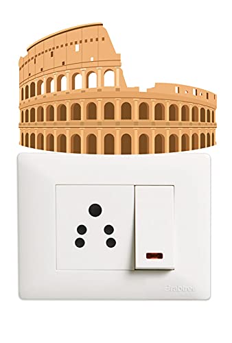 Image of DreamKraft Vinyl Cartoon Decorative Switch Board Sticker (Multicolor, Size 10 in x 12 in)