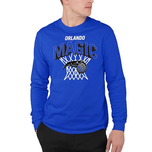 Orlando Magic Nothing But Net - NBA Adult Long Sleeve Fan T-Shirt for Men & Women