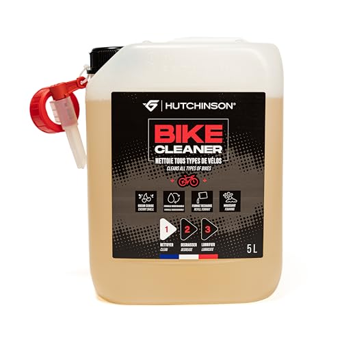 Hutchinson - BIKE CLEANER - Nettoyant biodégradable pour vélo haute performance (5L) - Ne laisse pas de traces - Formule moussante - Action rapide et économique -...