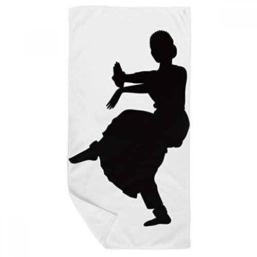 Serviette de Bain Danse et Paon DIYthinker 35x70cm Gant de Toilette Multicolore - 2