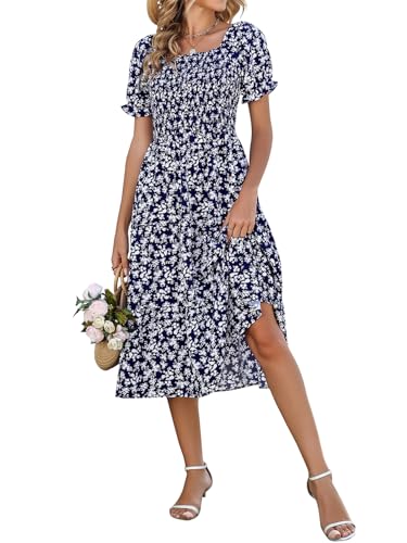 Younrui Summer Maxi Floral Dresses for Women 2026 Casual Spring