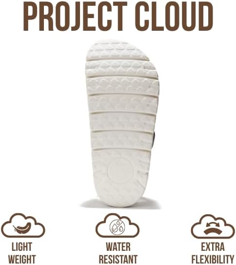 Project Cloud 100% Genuine Leather Platform Sandals Women Footwear - Wedge Chunky Slides for Women 2026 with Memory Foam Insole & Cork Footbed Womens Sandals (GreeceChunky) - Image 5