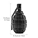 Zhongren CS Hand Grenades Toys Model Spring Powered Impact for Battle Games Tactcial Airsoft Paintball (F1-BK)