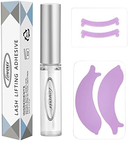 Lash Lift Glue Eyelash Lift Tools Kit Reusable Curler Soft Pads for Lash Lamination Get Perfectly Curled Lashes