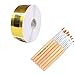 Yolistar 500 Pièces Nail Art Conseils Extension Stickers et 7 Pinceaux Ongles Pinceau nail art Brosses, pour Extension D'ongle Acrylique Gel UV Extension D'ongle
