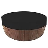 QPY Runde Whirlpool-Abdeckung Freien, SPA-Whirlpoolabdeckungen Staubabdeckung Swimmingpool Staubschutzabdeckung Wasserdicht und Staubdicht für Badewannen im Freien