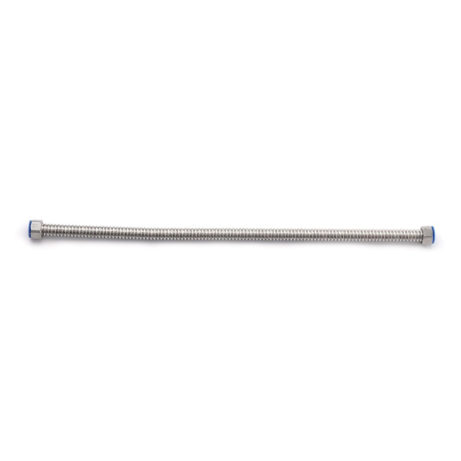 Manguera de grifo de baño de acero inoxidable, tubo corrugado, conector de calentador, tubo de agua de suministro de fontanería, 60 cm de longitud