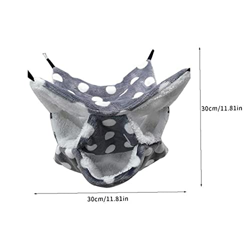 Hamster Hangmat Knaagdieren Opknoping Hangmat Hamster Sleeping Bed Warm Hangmat Swing Met 3 Zakken Voor Kleine Dieren… - Image 7