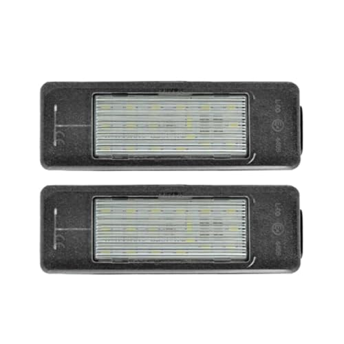 Lámpara con forma de número de coche para luz de matrícula 12V