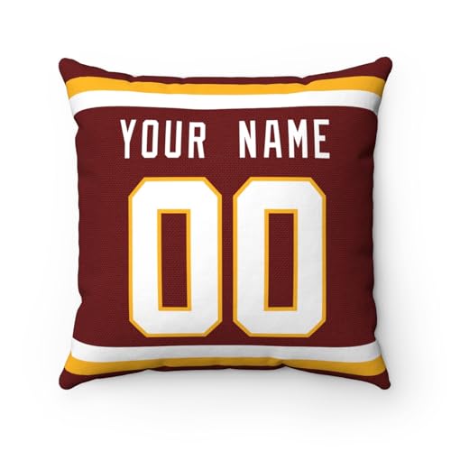 Image of ANTKING Throw Pillow 2 Pack Custom Any Name and Number Personalized Gift for Men Women Boys