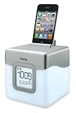 iHome IHM28W2 Color Changing Alarm Clock FM Radio with USB Charging