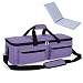 Luxja Carrying Bag Compatible with Cricut Explore Air and Maker, Tote Bag Compatible with Cricut Explore Air and Supplies (Bag Only, Patent Pending), Purple