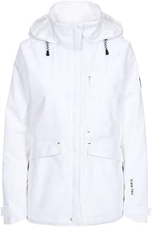 white waterproof coat