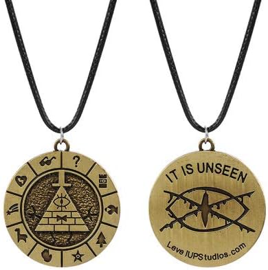 Weird Town Triangle Devil Quartz Pocket Watch Gravity Bill Cipher Fall Time Necklace Pendant Clock Gifts…