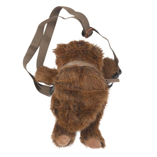 Bolso cruzado para niñas y adolescentes con oso 3D y funda de móvil 4