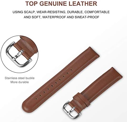 Compatible For Garmin Venu 2/Samsung Gear S3 Classic Circle Design Adjustable Silicone Strap 22mm Universal Replacement Watch Band - View #5