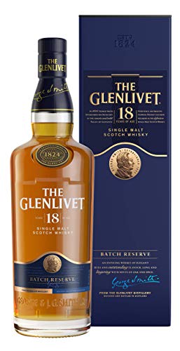 The Glenlivet 18 Jahre | Batch Reserve | Speyside Single Malt Scotch Whisky | 0,7l. Flasche in Geschenkbox