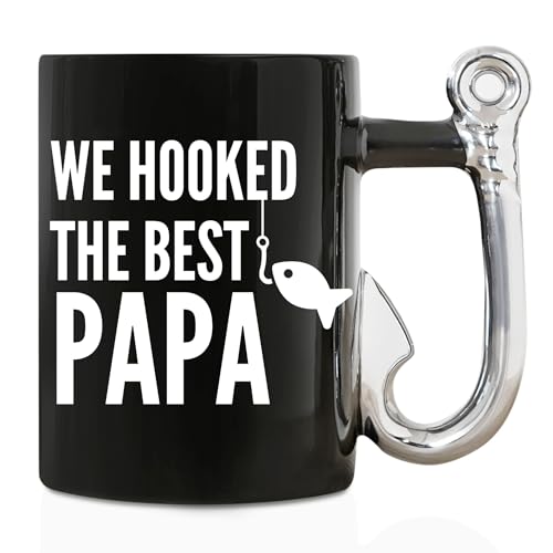 Onebttl Papa Gifts Fishing Coffee Mug 13.5oz