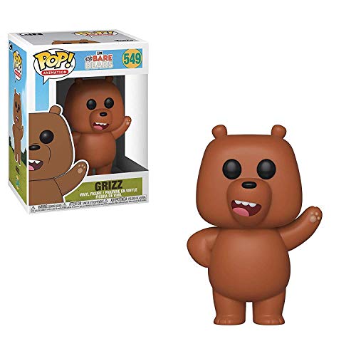 Funko Pop! Animation: We Bare Bears-Grizz Collectible Figure - Grizzly - Figura de Vinilo Coleccionable - Idea de Regalo- Mercancia Oficial - Juguetes para Niños y Adultos - TV Fans