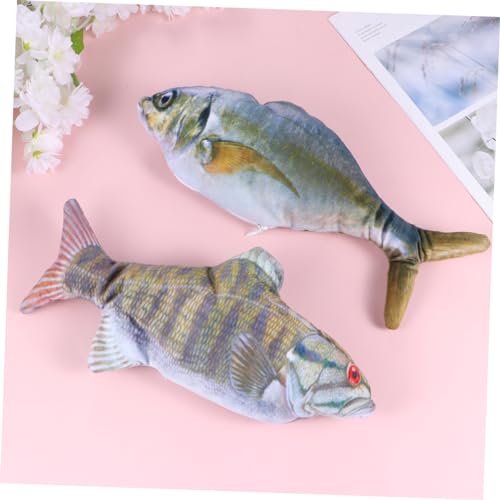 FOMIYES 6 Peças Passeio Elétrico De Peixe Interativo Em Brinquedos Brinquedos De Catnip De Peixe Gat