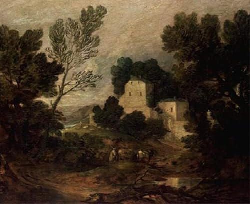 Tableau Paysage Gainsborough Graffiti Décoration Murale Toile Contre Murs Ternes