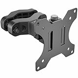 VIVO Black Steel Universal Bracket Pole Mount with Removable 75mm and 100mm VESA Plate | Fits up to 30 inch Screens (MOUNT-POLE01)