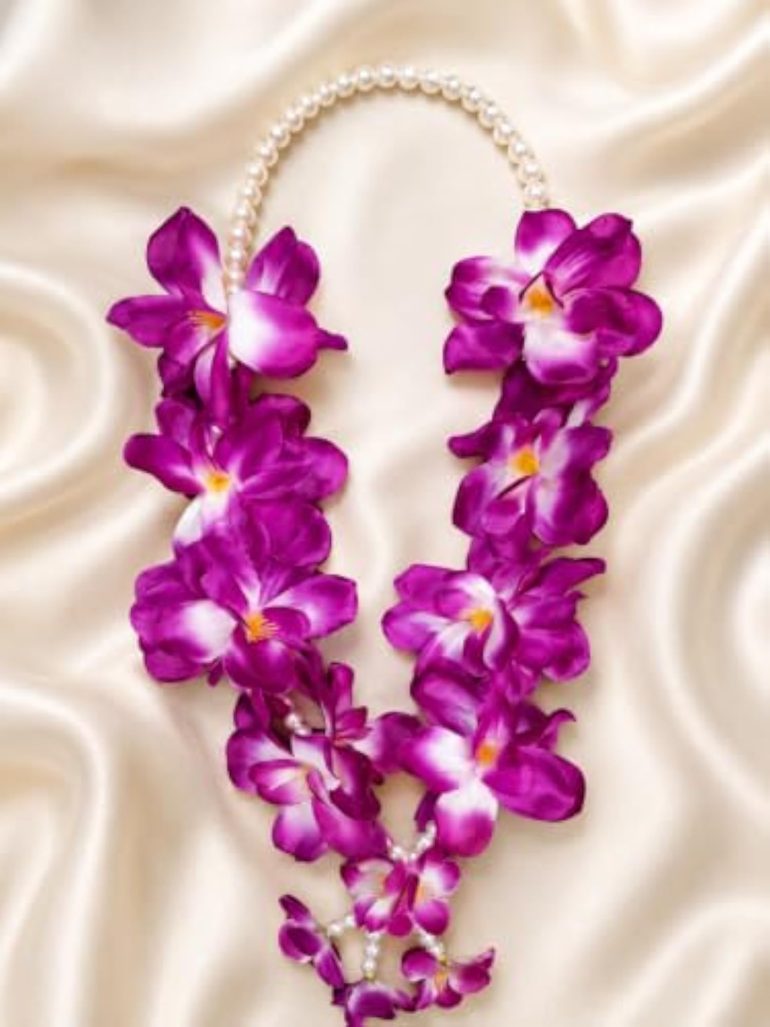 Everlasting Elegance Orchid Flower Garland