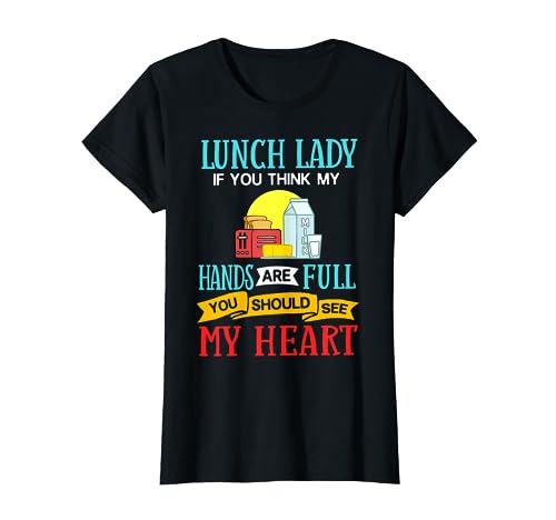 Cafeteria Worker Food School Lunch Cook Kitchen Service T-Shirt